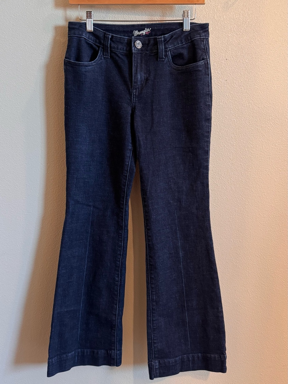 Wrangler Dark Blue Wide Leg Jeans